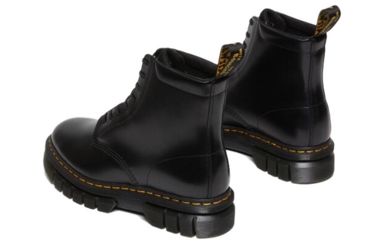 Мужские ботинки челси Dr. Martens Rikard из гладкой кожи на платформе, черный — фото 4