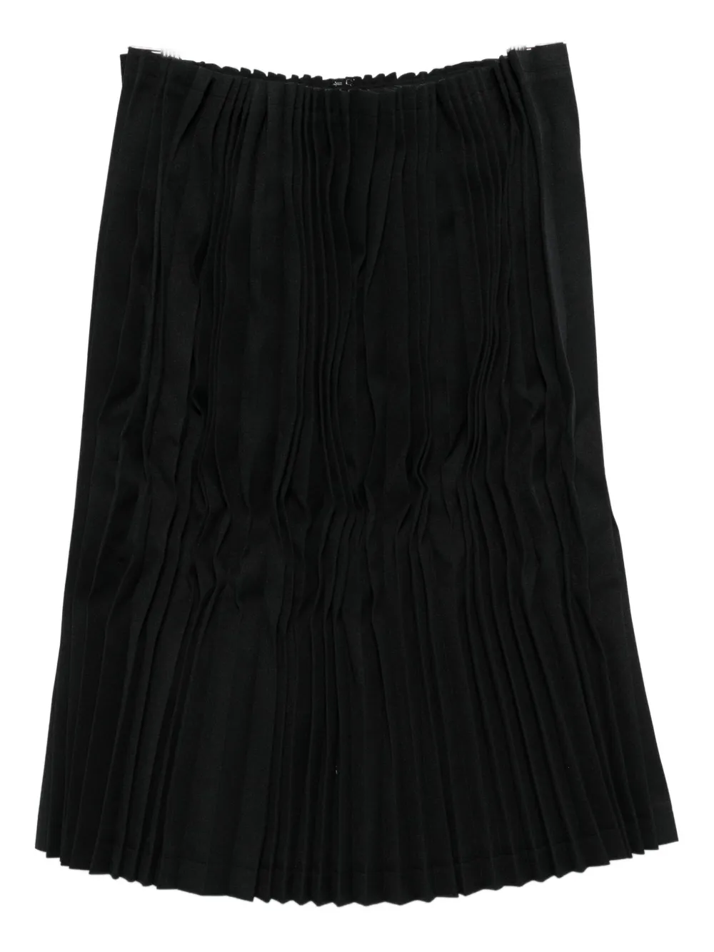 

Плиссированная юбка миди COMME DES GARCONS, черный