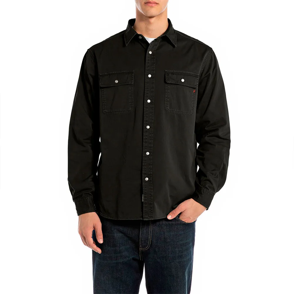 

Рубашка с длинным рукавом Replay M4147.000.84762G, черный