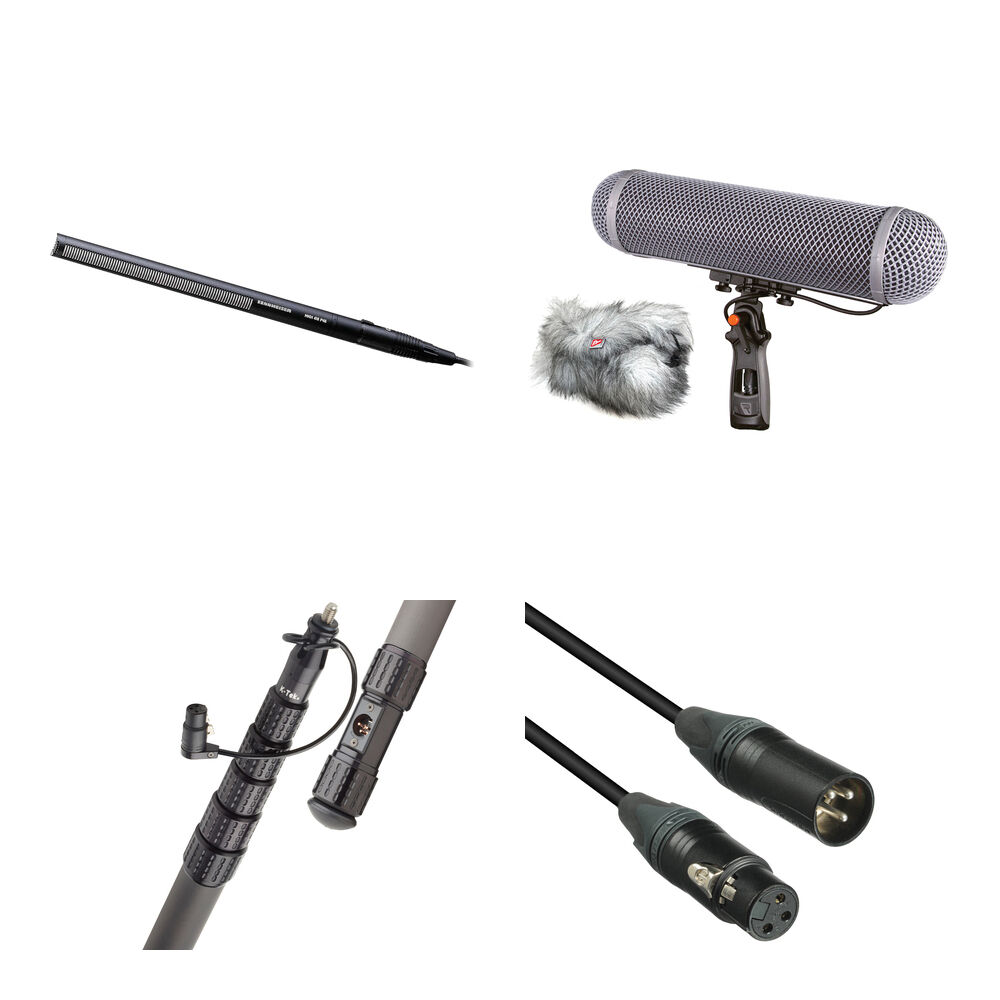 

Влагостойкий направленный микрофон Sennheiser MKH 416-P48U3 - идеальный комплект для записи на местности