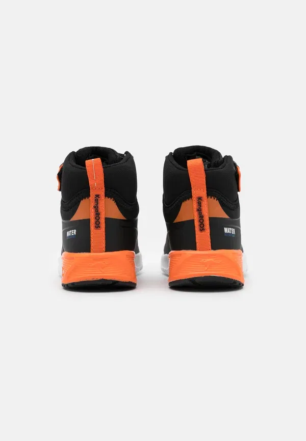 Кроссовки высокие Kx hydro high top trainers Kangaroos, чёрный с неоново-оранжевым — фото 3