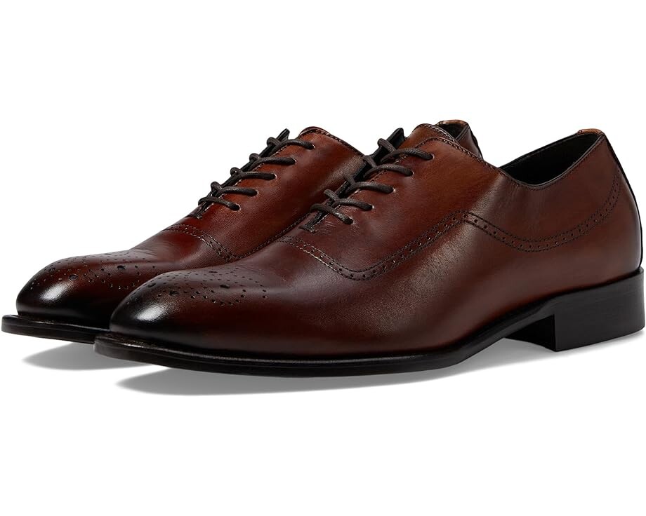 

Оксфорды Johnston & Murphy Collection Ellsworth Plain Toe Medallion, коричневый