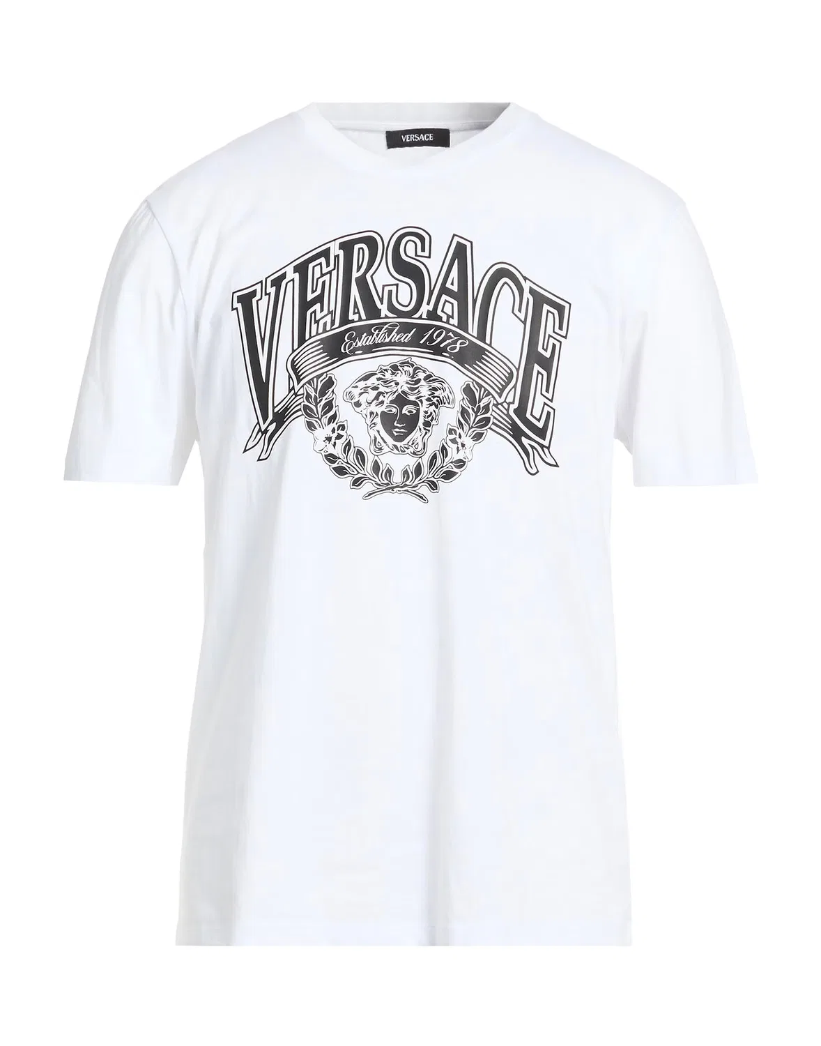 Футболка с логотипом VERSACE белая