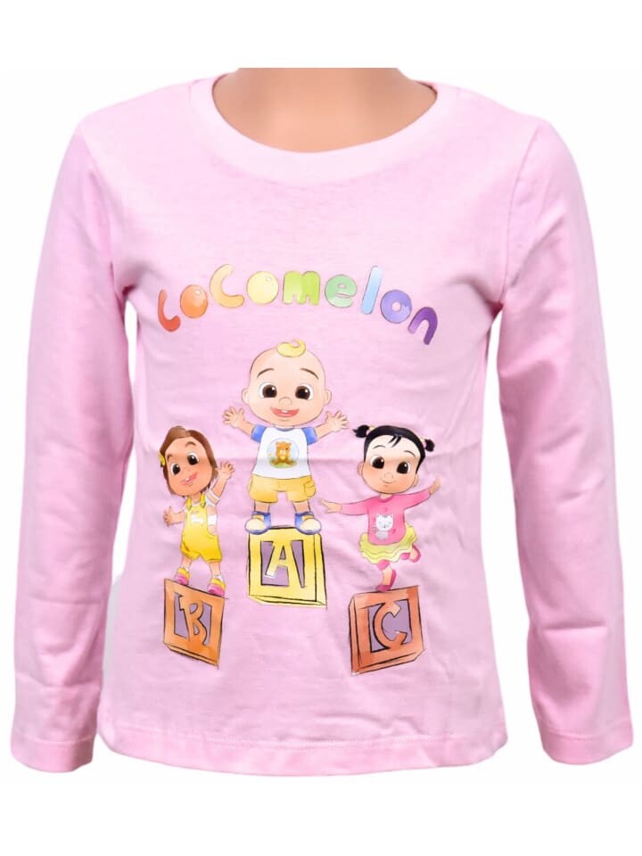 

Лонгслив CoComelon Langarmshirt ABC, розовый