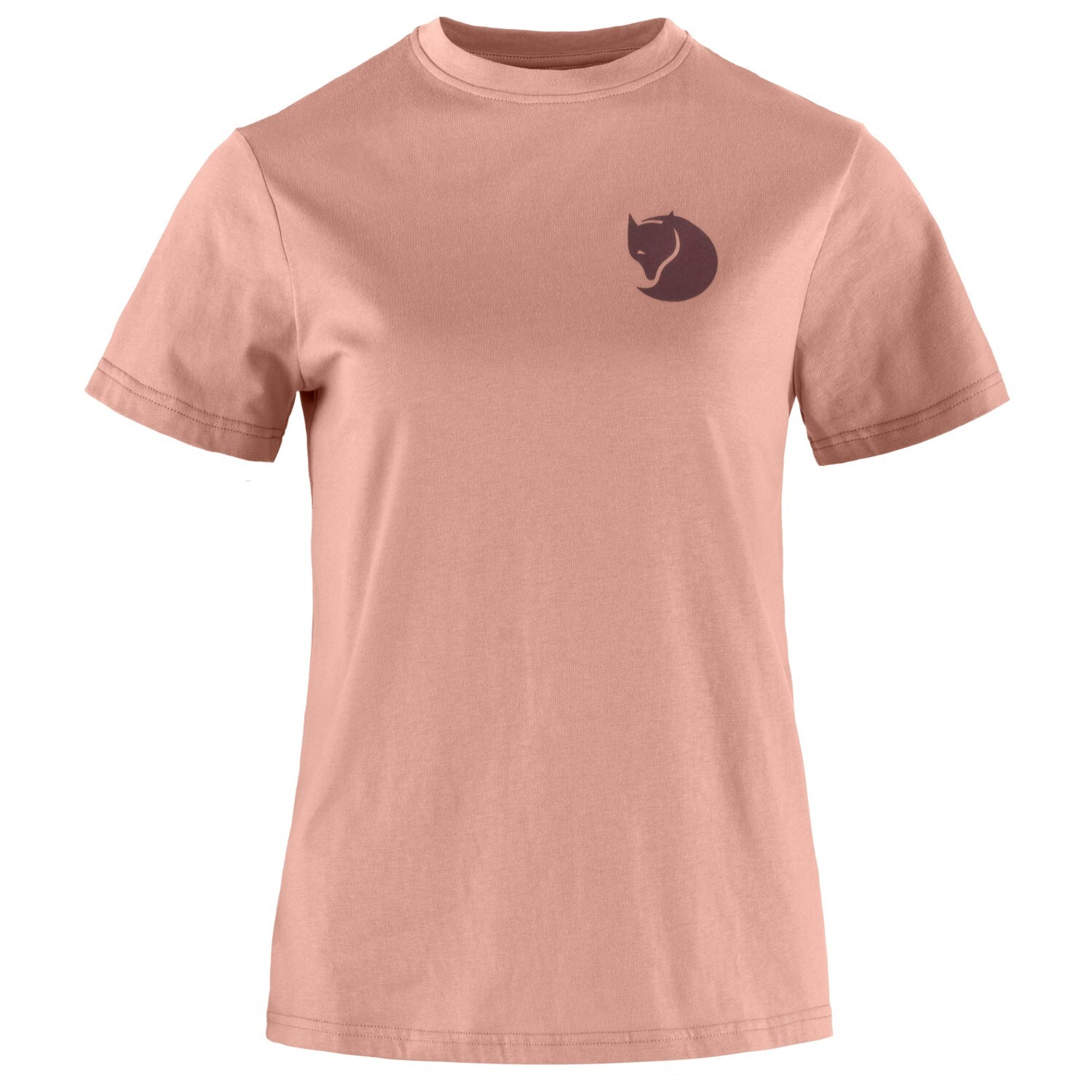 

Футболка Fjällräven Women's Fox Boxy Logo Tee, цвет Dusty Rose