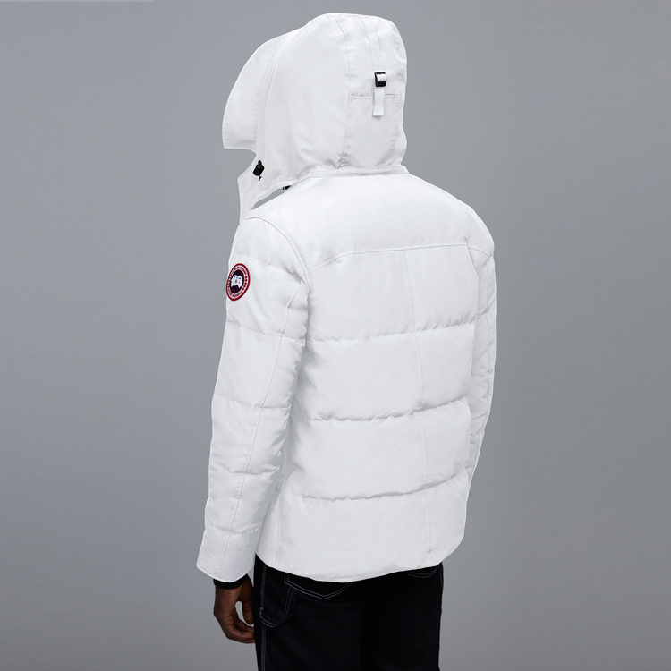 Куртка пуховая зимняя Wyndham серии мужская Polaris White Canada Goose, Beichen White — фото 4