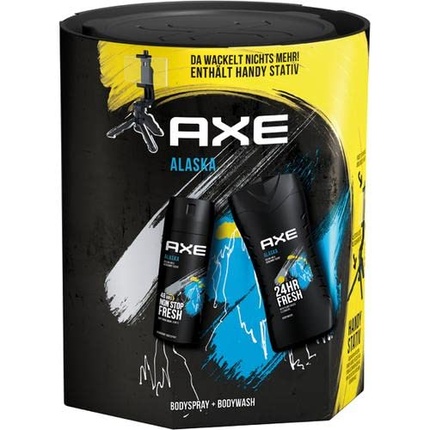 

Подарочный набор AXE Alaska для мужчин: спрей для тела + гель для душа + подставка для телефона Axe/Lynx