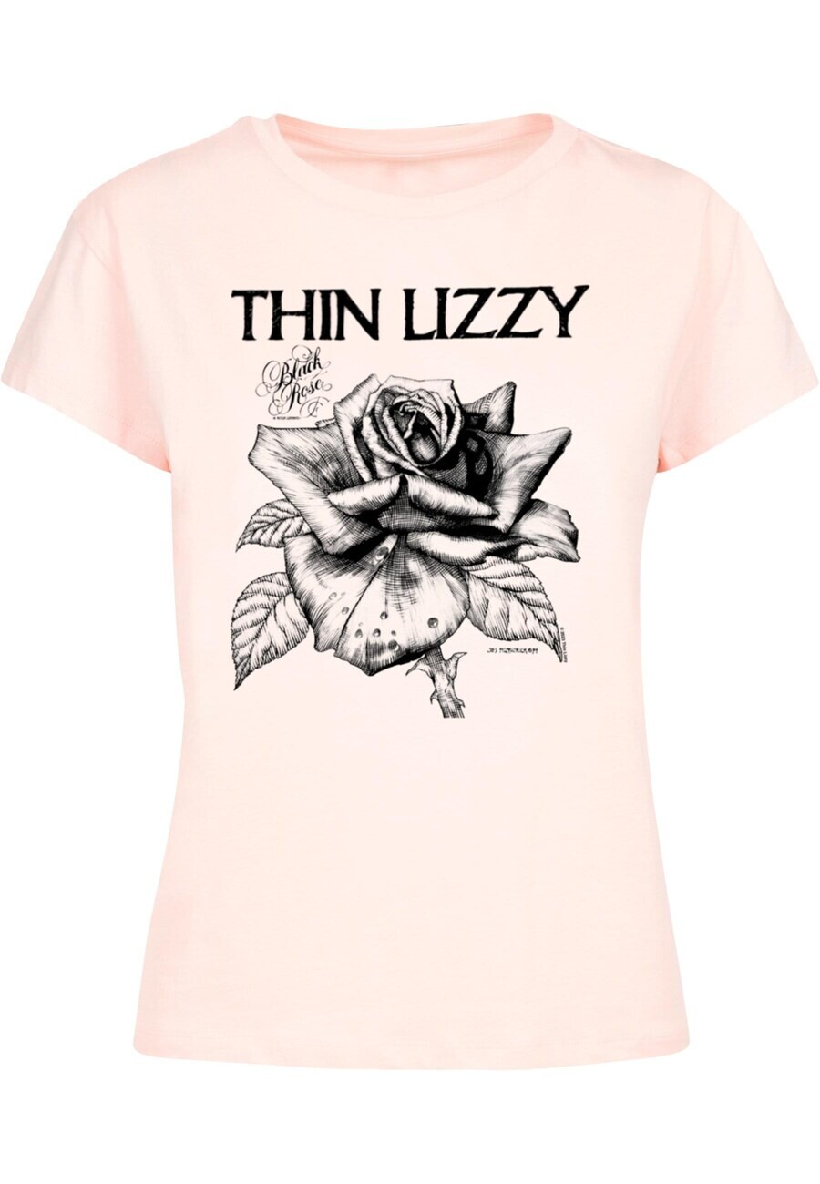 

Футболка Merchcode Shirt Thin Lizzy - Rose, цвет powder/light pink