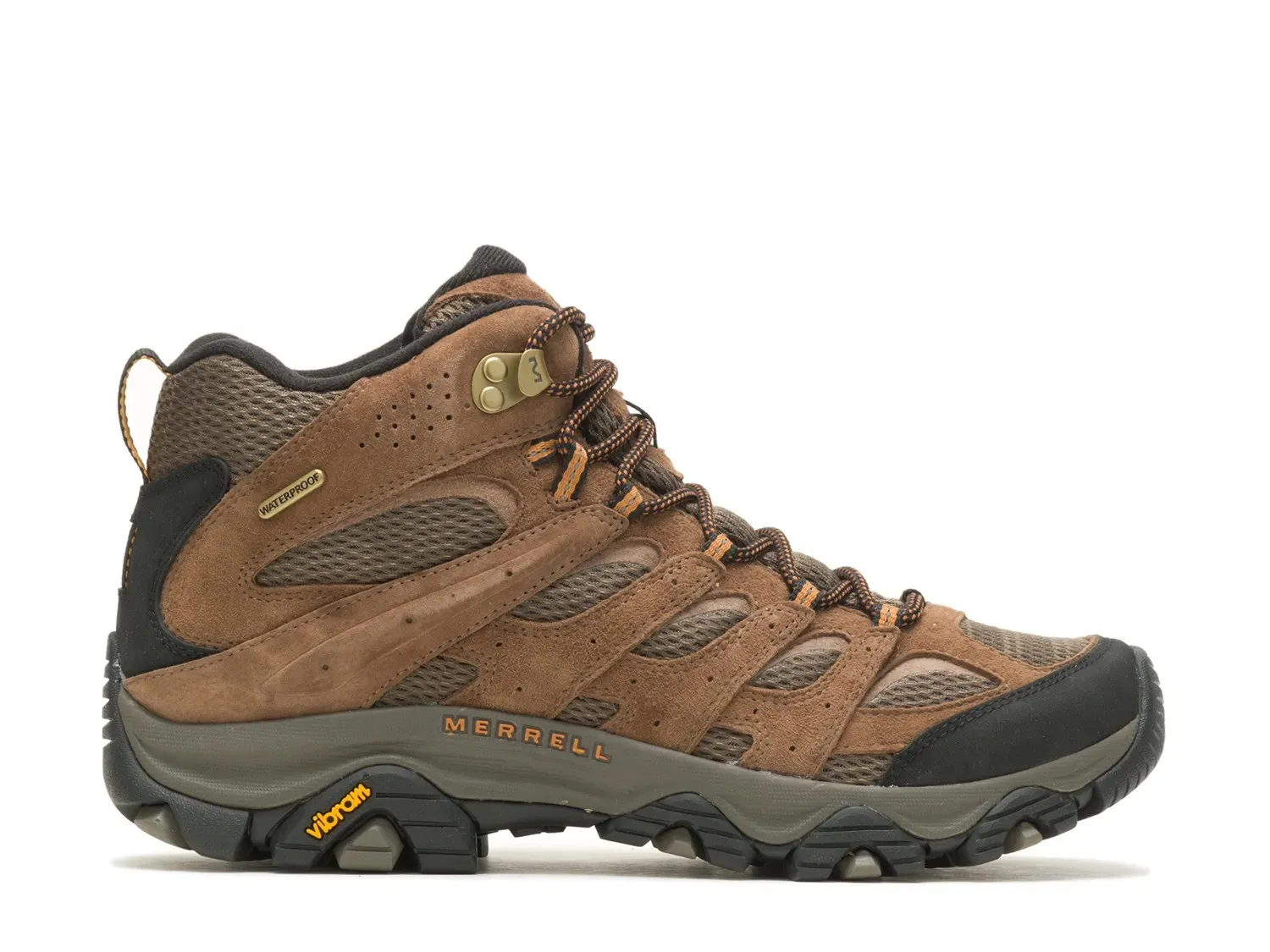 Ботинки для походов Merrell Moab 3 Waterproof — мужские, коньячного цвета — фото 4