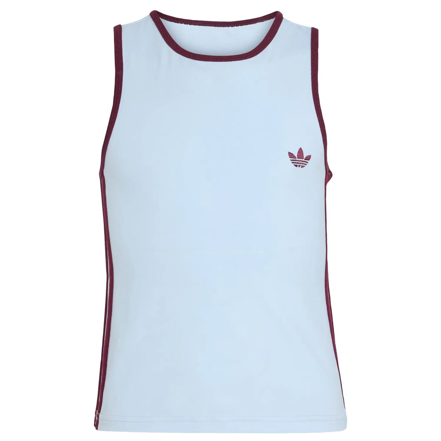 Топ Adidas Originals Top Adicolor светло-голубого цвета