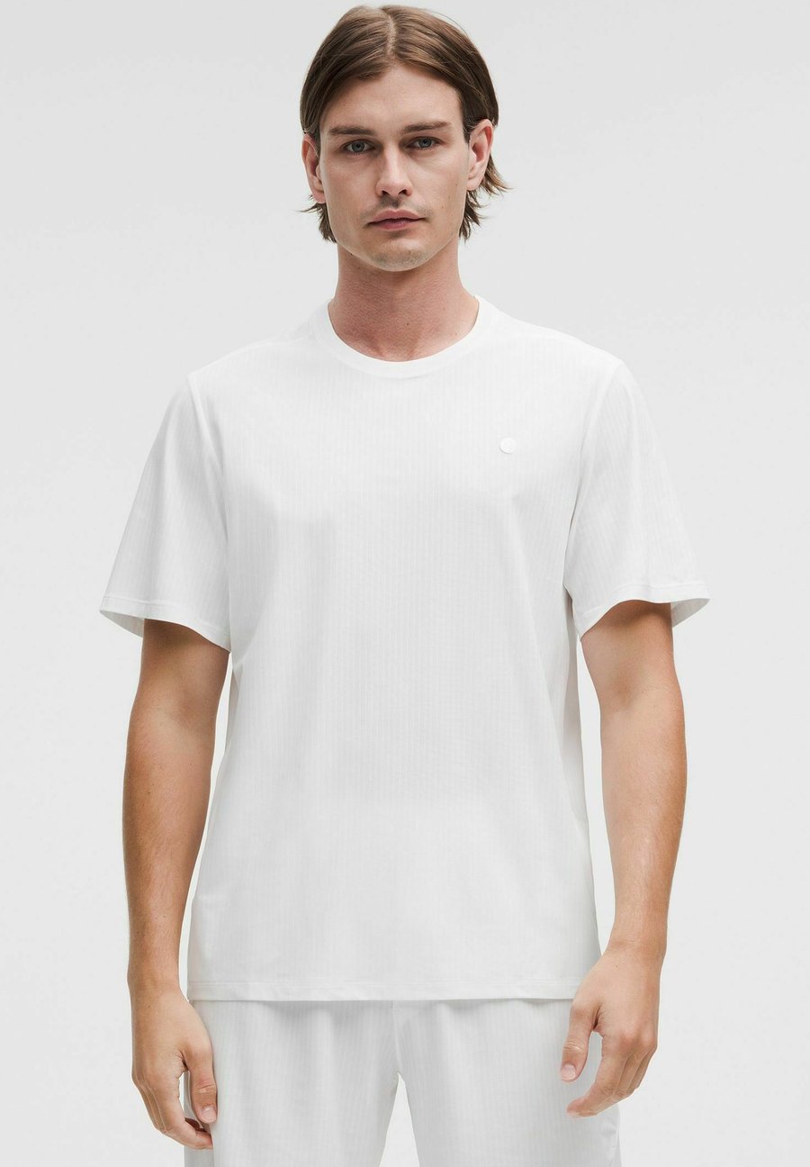 

Футболка lululemon STRIPED MESH TENNIS, White, Белый, Футболка lululemon STRIPED MESH TENNIS, White