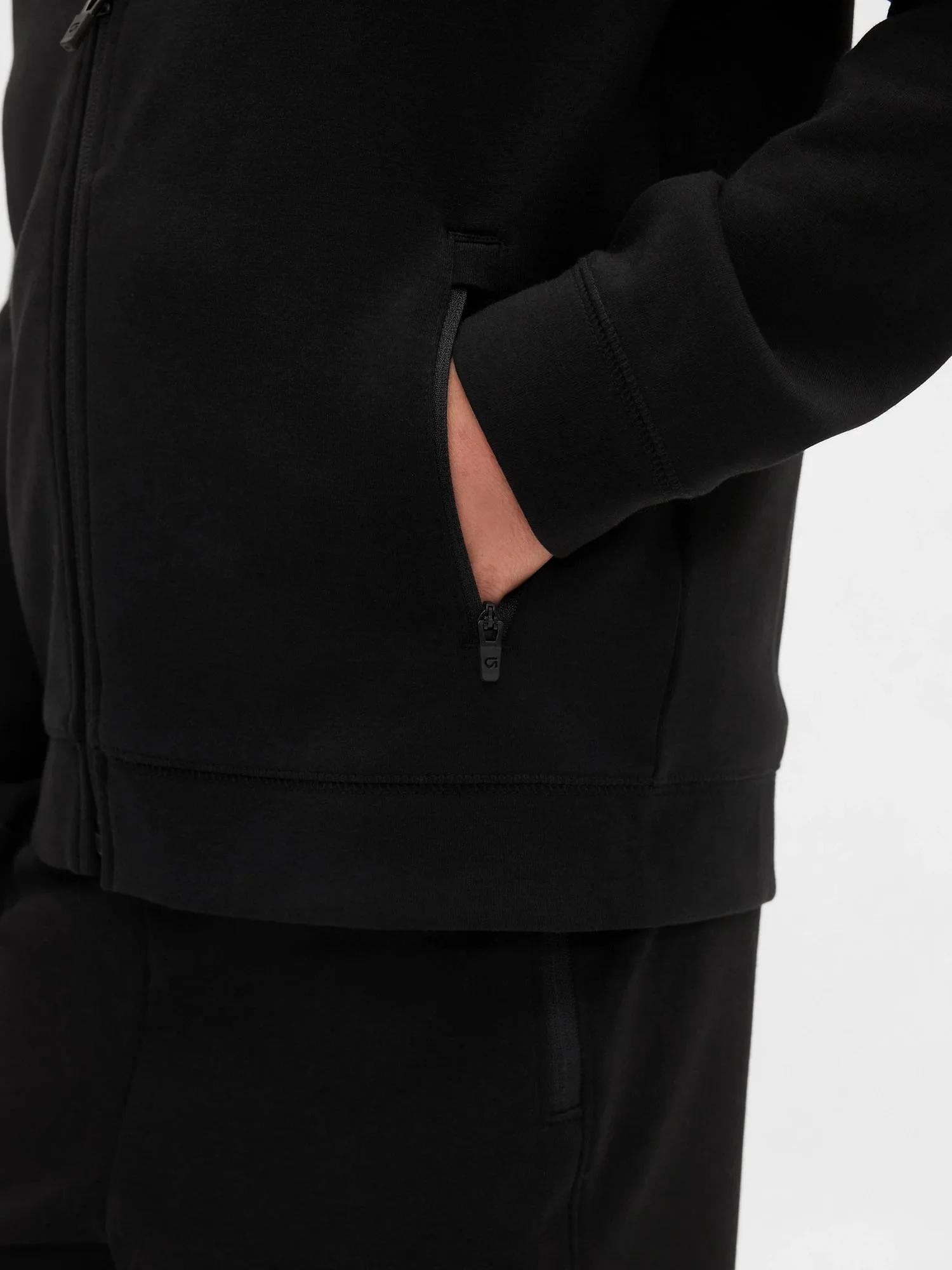 (K)GapFit Tech Quick Dry Hoodie (Kids) GAP, BLACK — фото 4