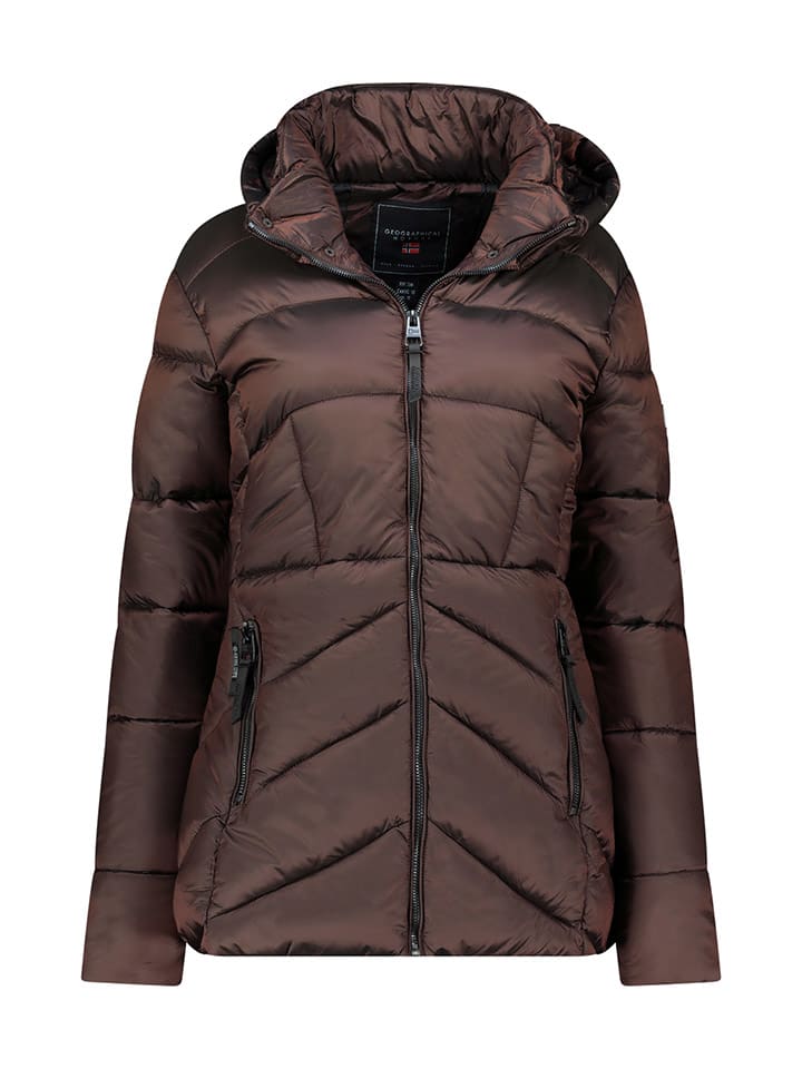 

Зимняя куртка "Бланш" коричневого цвета Geographical Norway