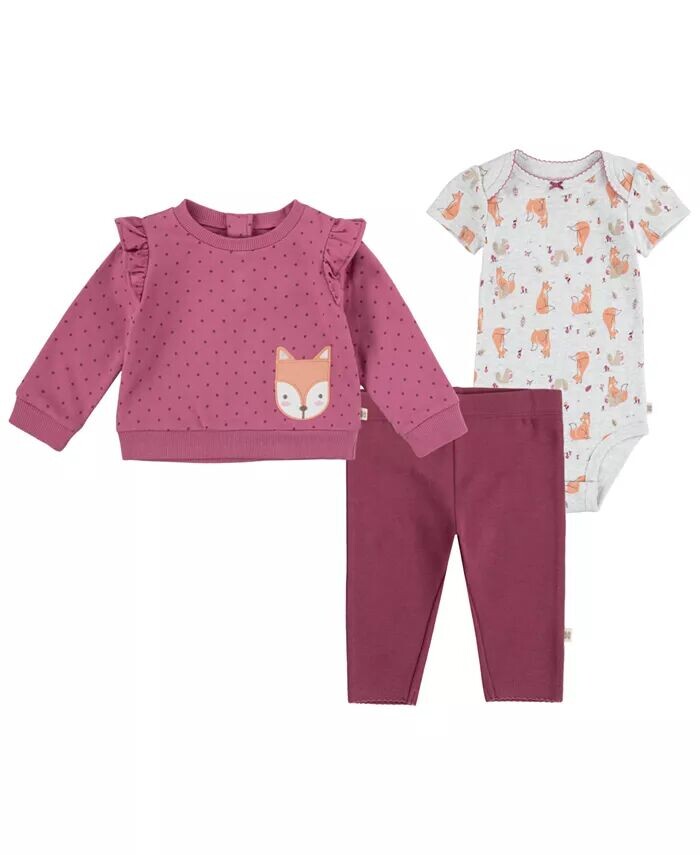 

Футболка, боди и штаны для девочек, комплект из 3 предметов Huggies