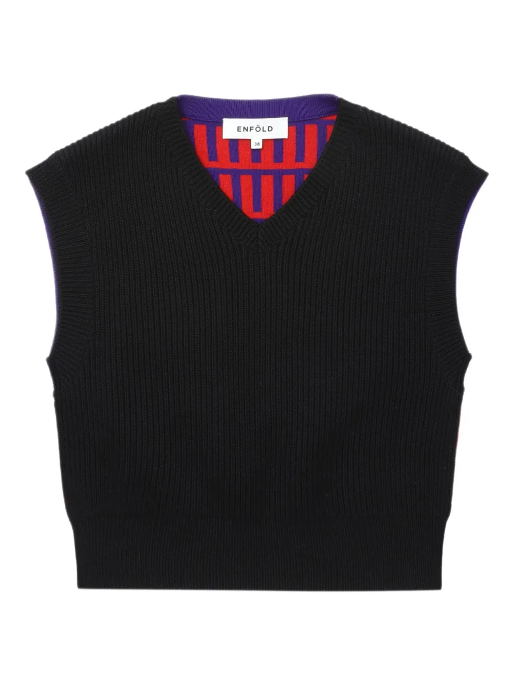 

Топ с V-образным вырезом Enföld, синий