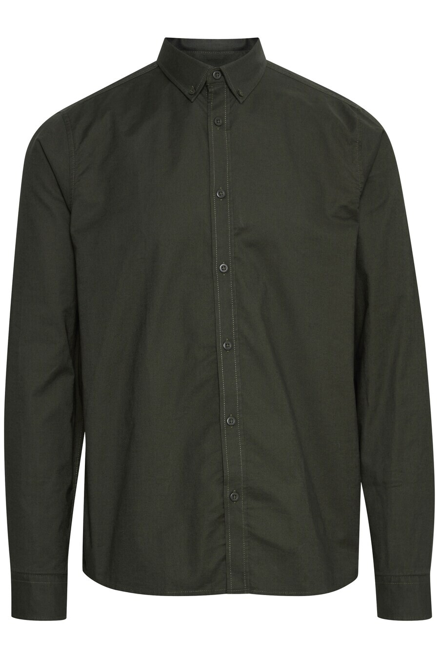 

Повседневная рубашка !Solid Regular fit Button Up Shirt Val, темно-зеленый