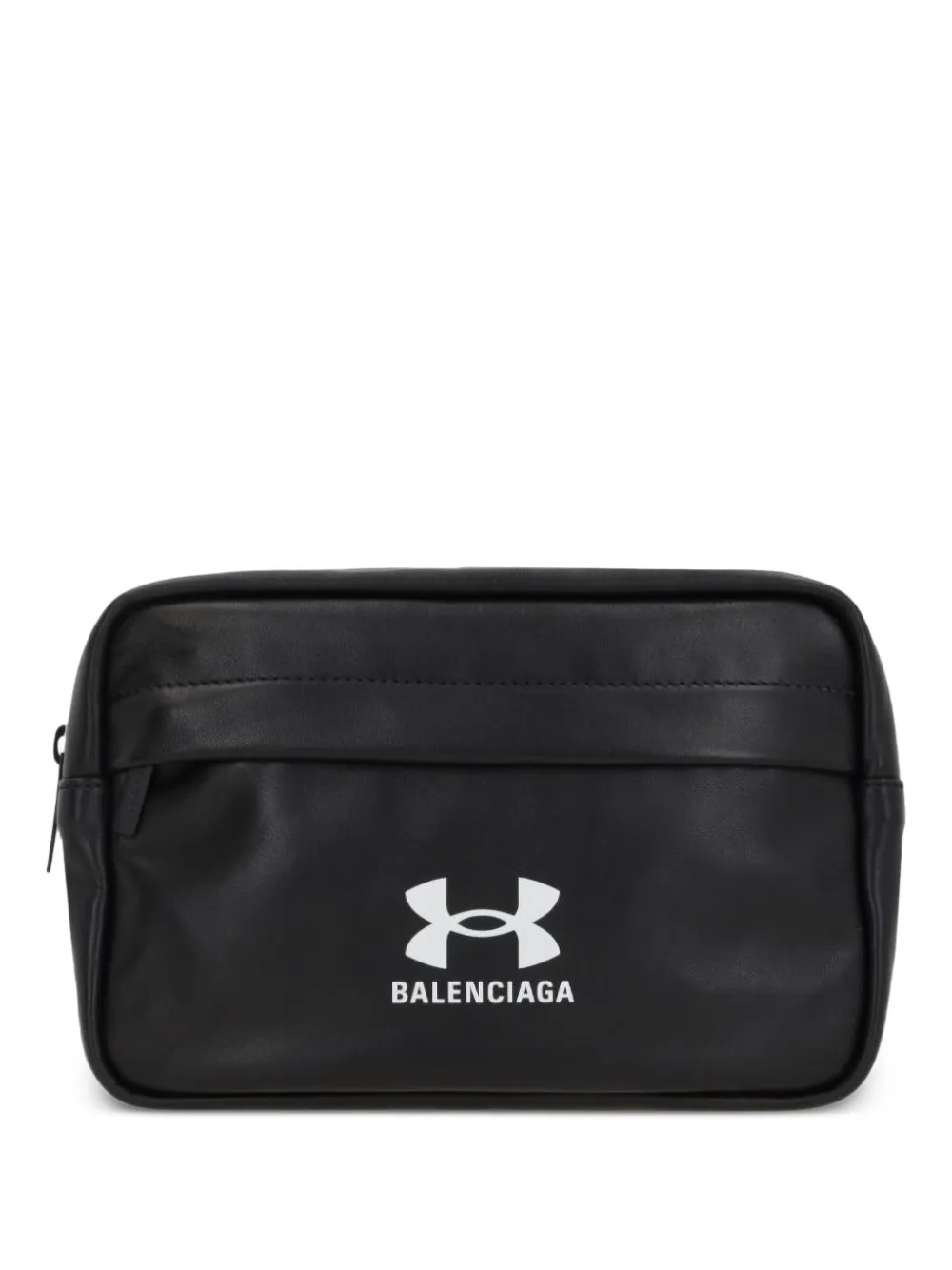 

X Кожаная несессер с логотипом Under Armour BALENCIAGA, черный