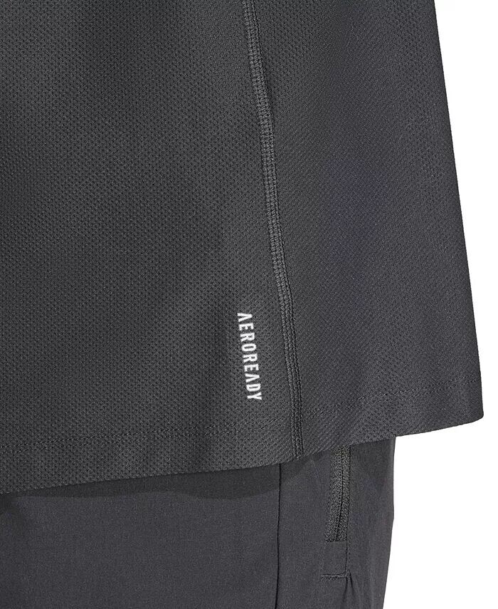 Мужская влагоотводящая футболка Own The Run adidas, черный — фото 4