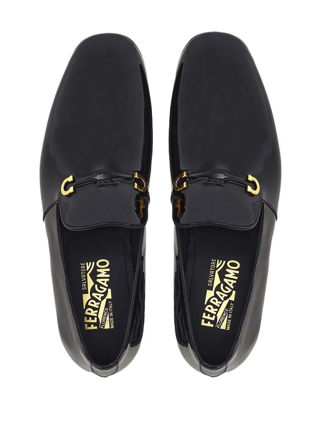 Мокасины с декором Gancini Ferragamo — фото 4