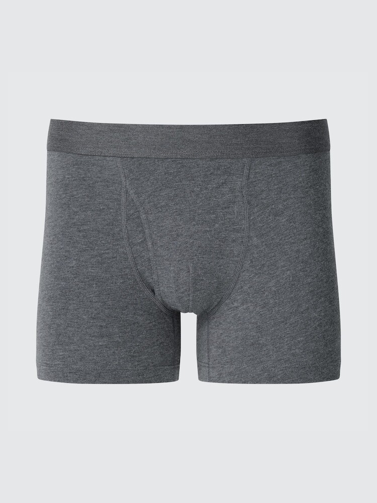 

Трусы-Боксеры из хлопка Uniqlo, цвет 07 серый