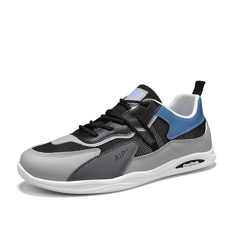 

SHOUBA Мужские низкие кэжуал кеды черные, цвет Black