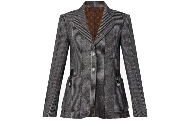 Новые квартальные продукты LV Business Suit Women's Gray Louis Vuitton