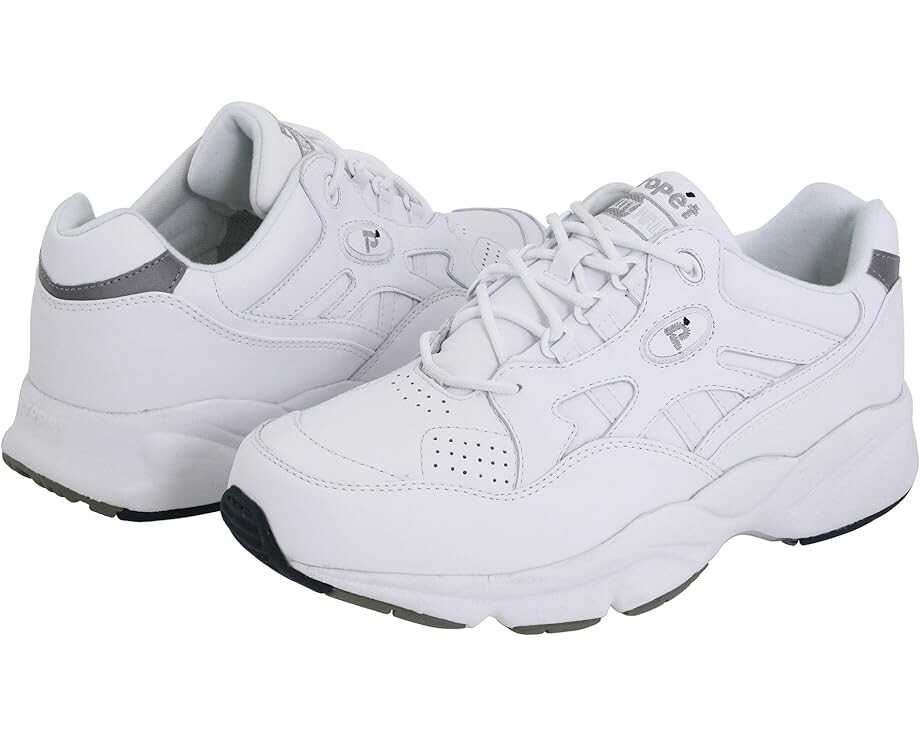 

Кроссовки Propet Stability Walker Medicare/HCPCS Code = A5500 Diabetic Shoe, цвет White Leather, Серый, Кроссовки Propet Stability Walker Medicare/HCPCS Code = A5500 Diabetic Shoe, цвет White Leather