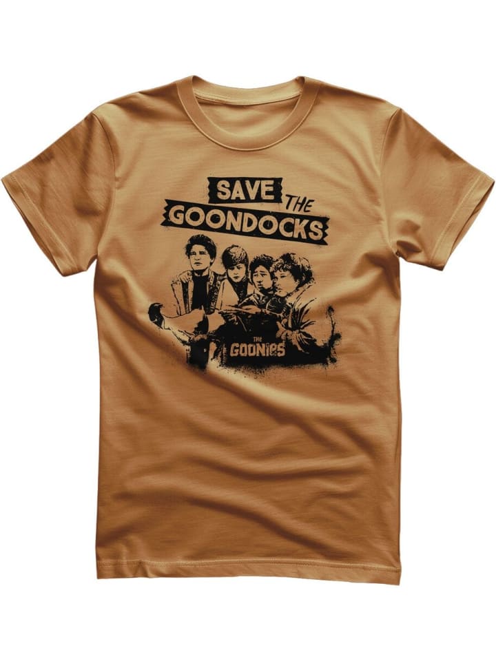 

The Goonies Футболка "Save The Goondocks T-Shirt" золотого цвета, Золотой, The Goonies Футболка "Save The Goondocks T-Shirt" золотого цвета