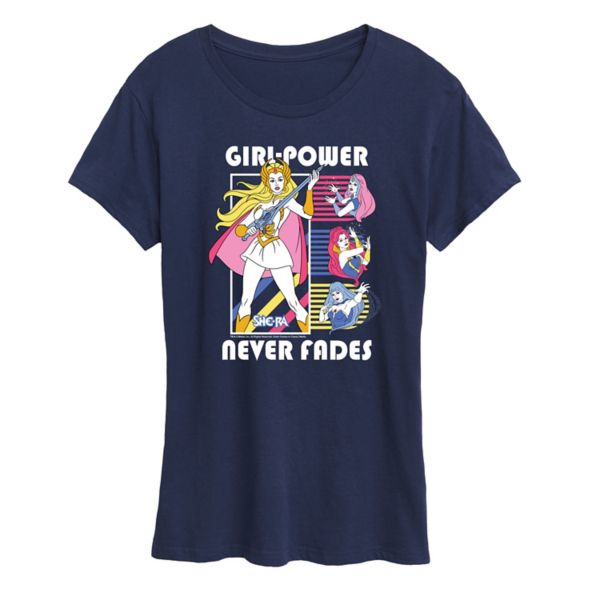 

Женская футболка с принтом She-Ra Girl Power Never Famous Licensed Character, синий
