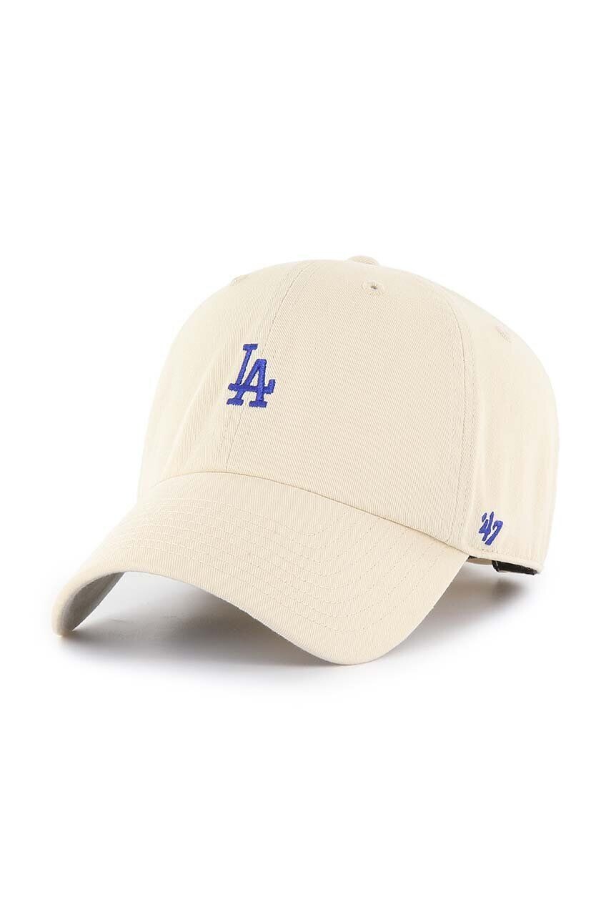 

Хлопковая бейсболка MLB Los Angeles Dodgers 47 brand, бежевый