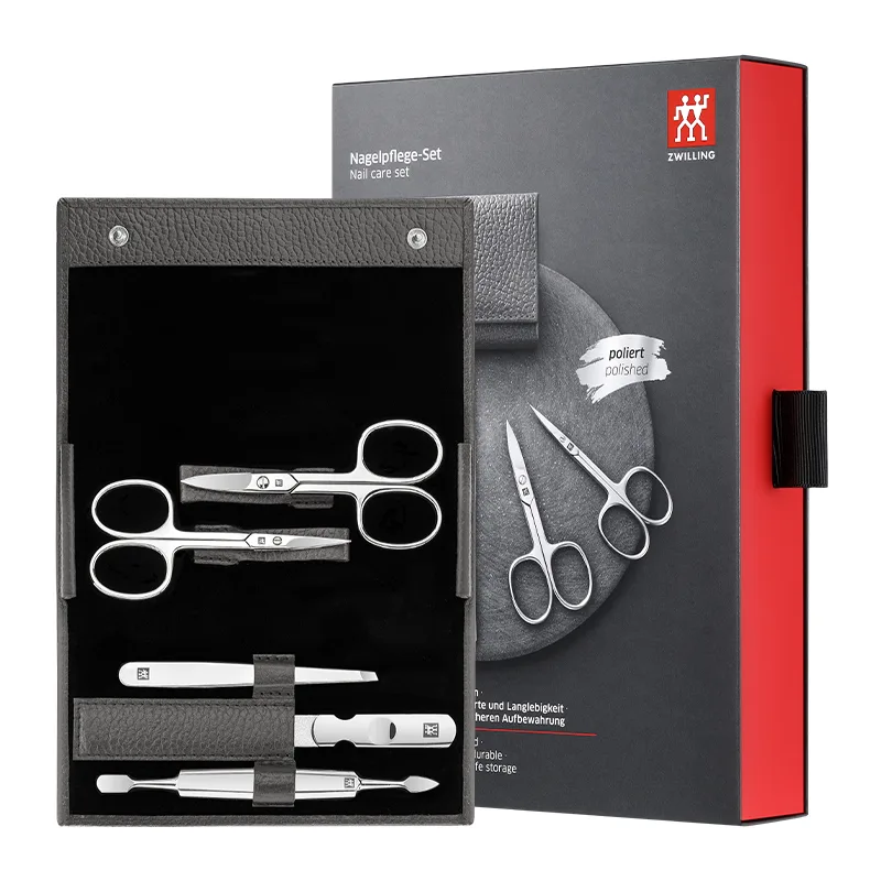 ZWILLING Средство для снятия лака, Nail care 5-piece set/Moon Shadow Grey【97685-003-0】