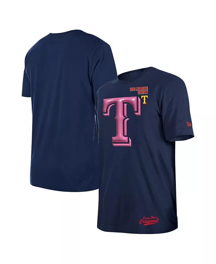 

Футболка мужская Navy Texas Rangers Big League Chew New Era