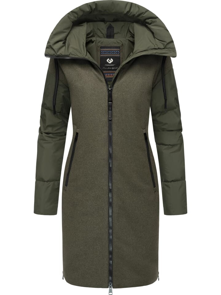 

Пуховик ragwear Jumana, цвет dark olive