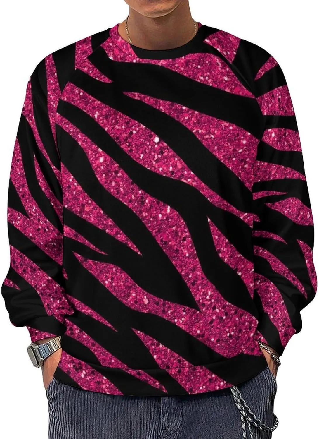 

Свитшот мужской с принтом snake pattern Bulcli