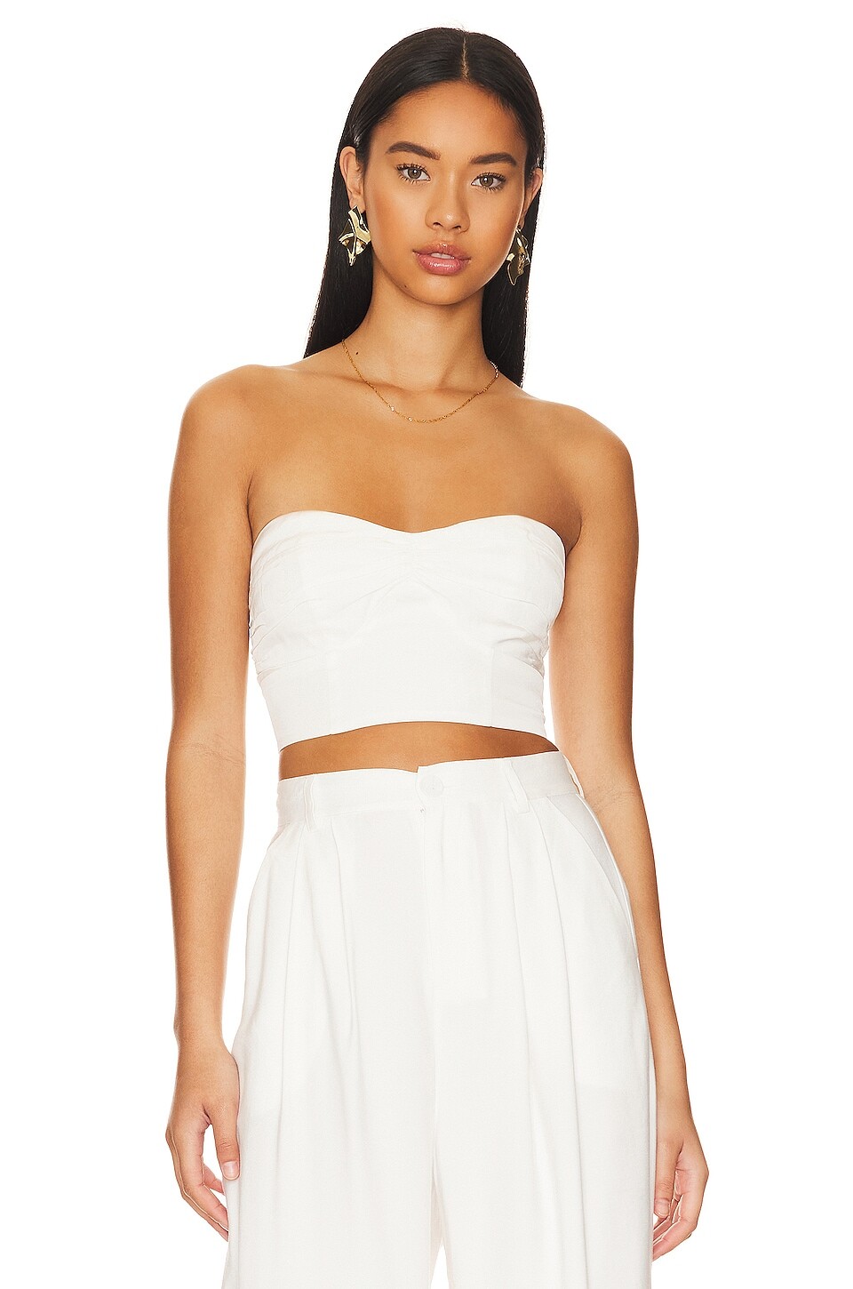 

Топ House of Harlow 1960 x REVOLVE Lida, белый