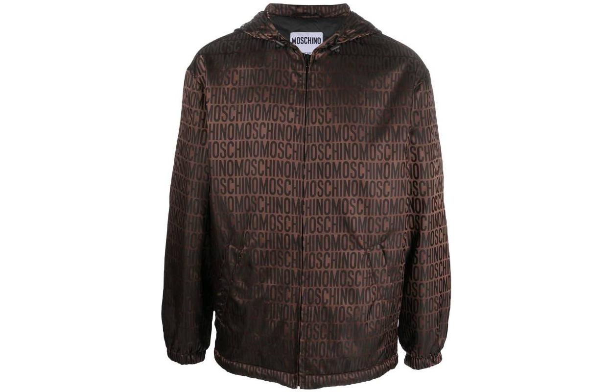 

MOSCHINO Куртка мужская коричневая, Brown