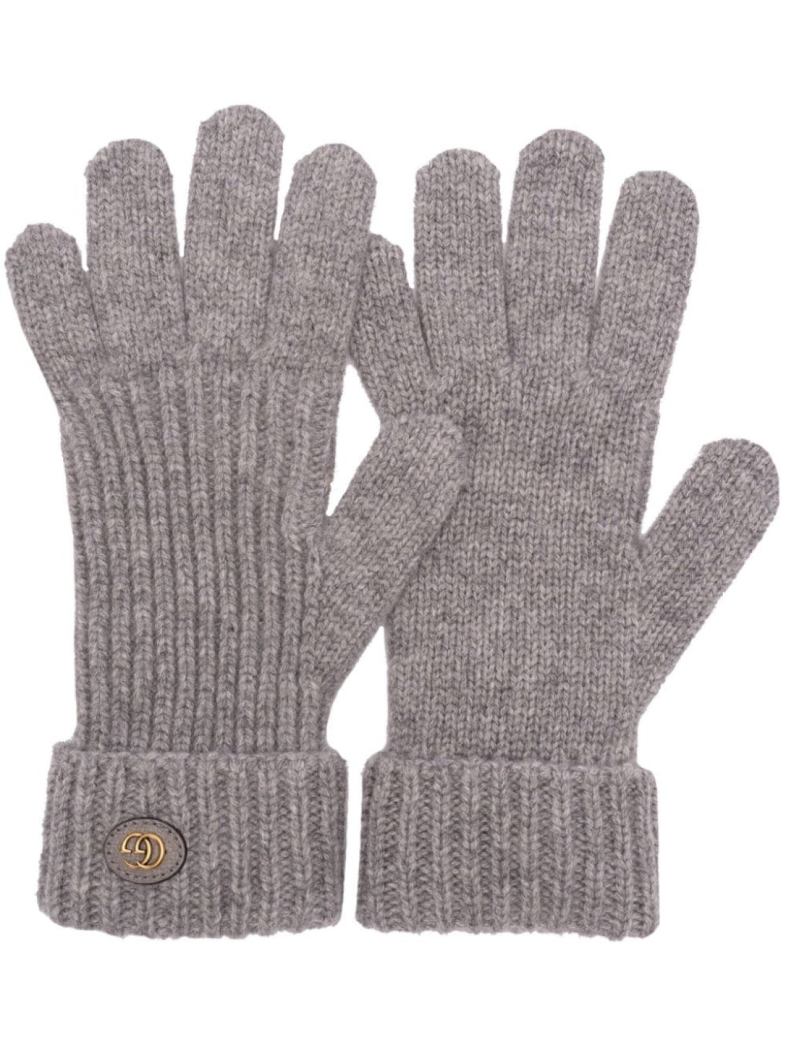 

Перчатки Gucci Double G, серый