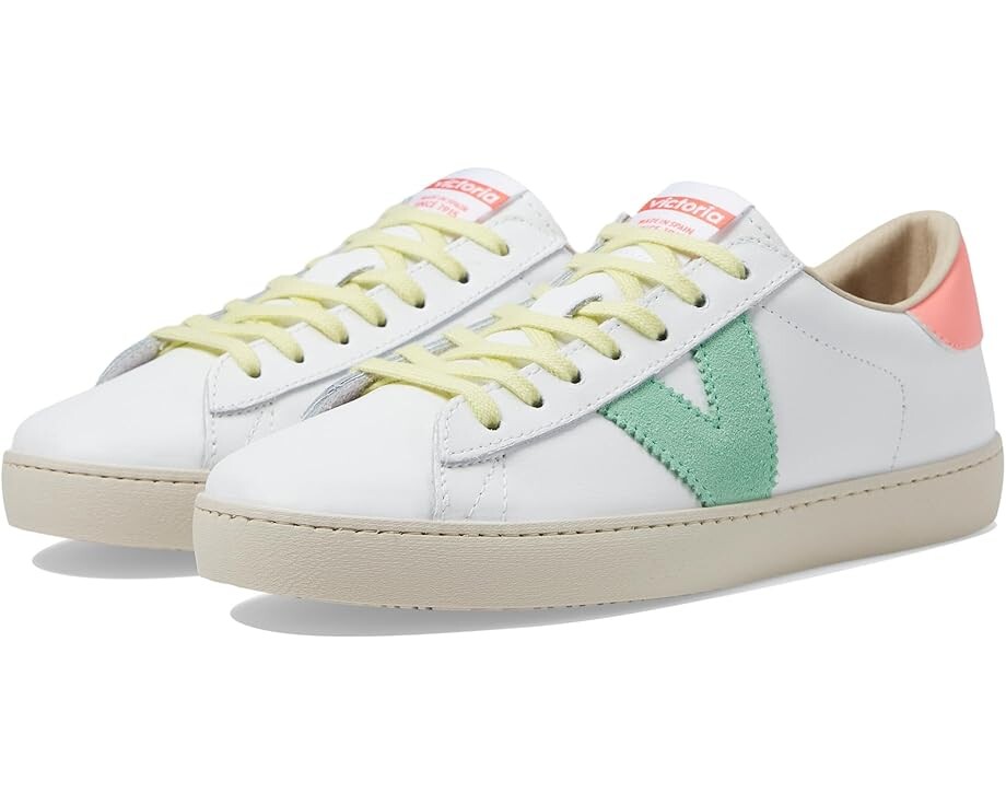 

Кроссовки victoria Berlin Leather & Neon, цвет Pomelo