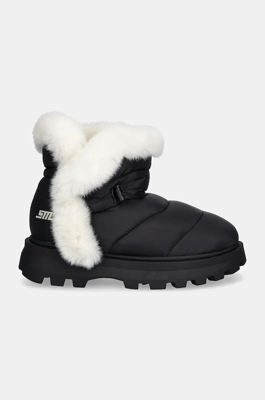 Женские зимние ботинки Steve Madden Frostee стеганые из текстиля, черный — фото 2