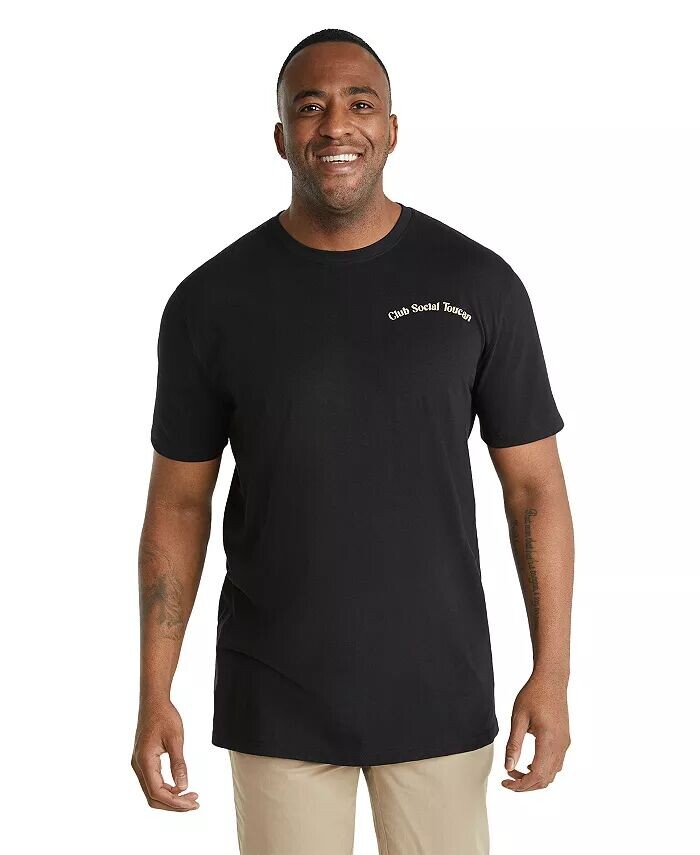 

Футболка Big & Tall Toucan Longline Johnny Bigg, черный