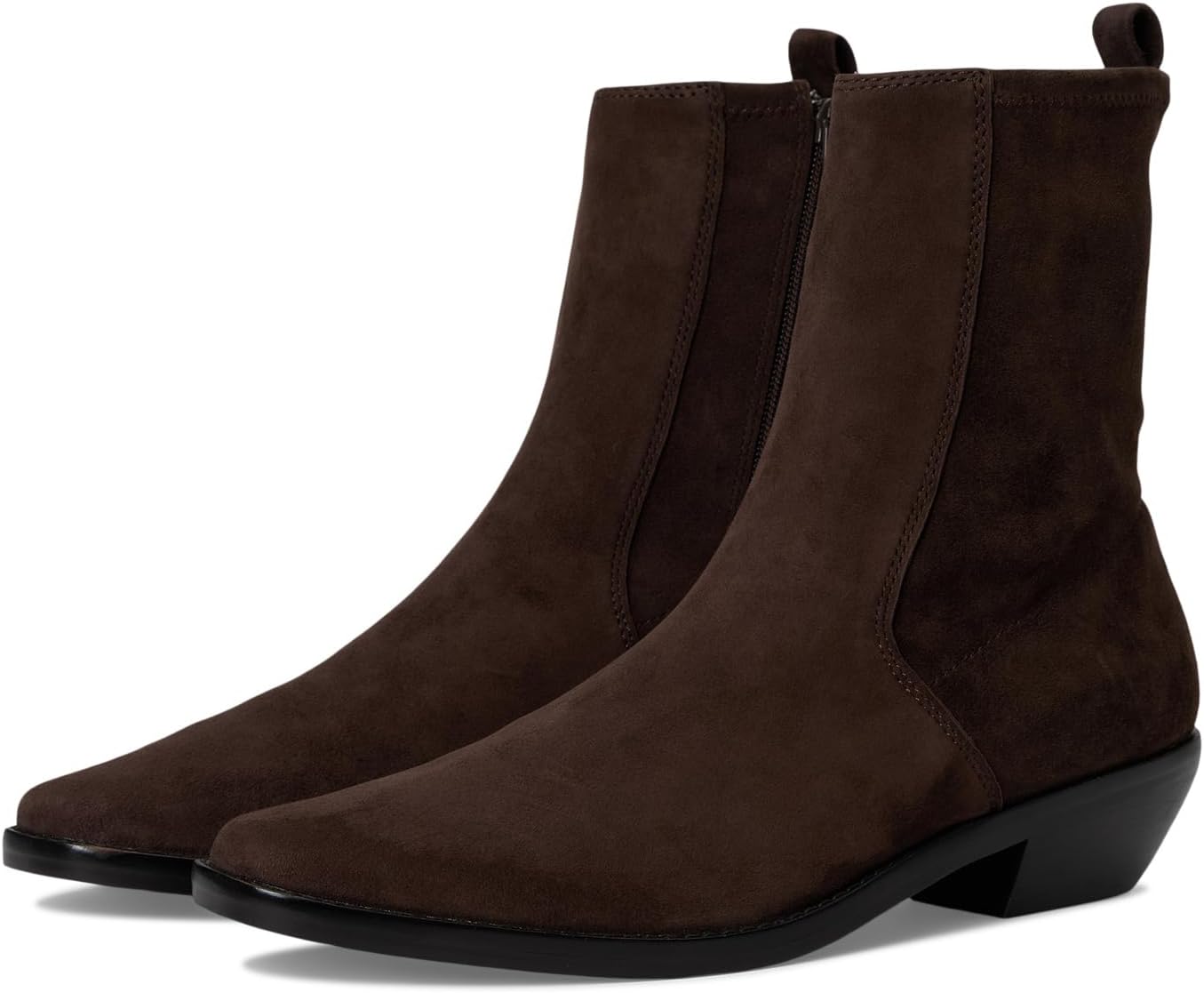 Ботинки Madewell Idris Glove Bootie - Suede, цвет Dark Carob 1