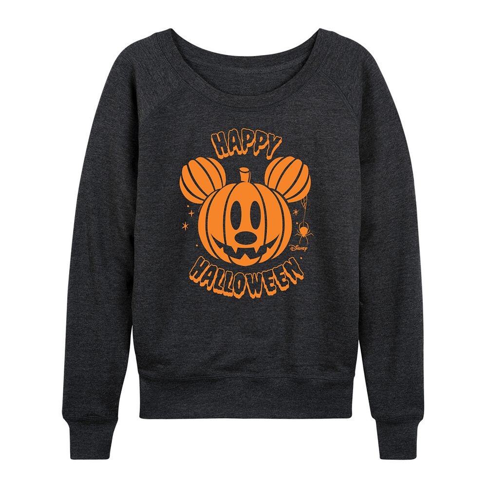 

Легкий женский свитшот из френч-терри Disney's Mickey Mouse с тыквой, цвет Heather Charcoal