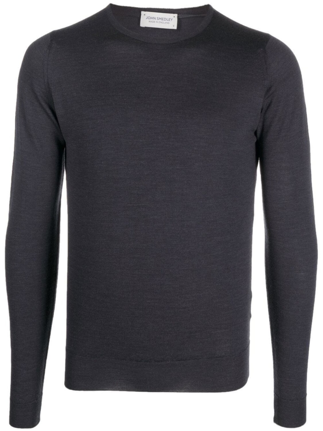 

John Smedley джемпер Lundy с круглым вырезом, серый