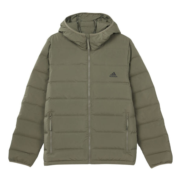 

Пуховик adidas Outdoor Sports Slim Fit hooded down Jacket, коричневый