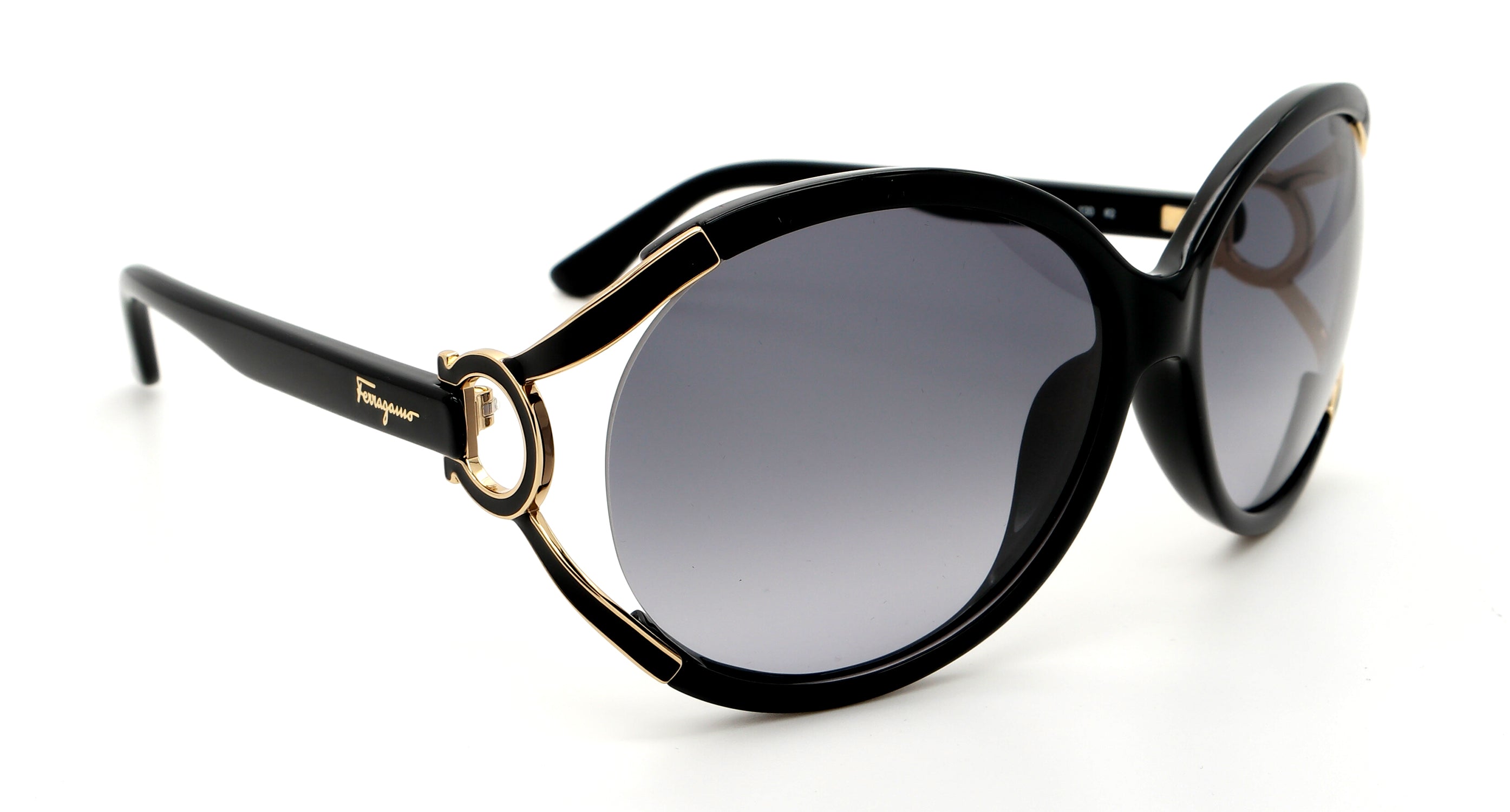 

Женские солнцезащитные очки Salvatore Ferragamo, черный