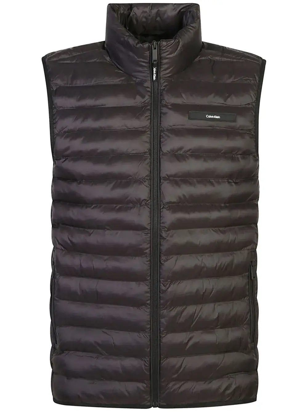 

Жилет с нашивкой-логотипом Calvin Klein, черный