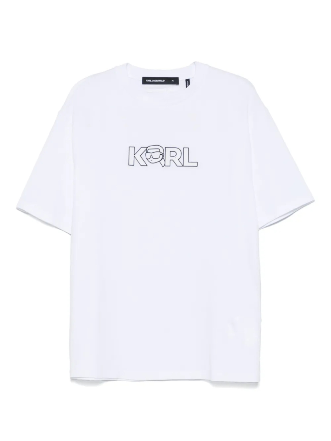

Футболка с логотипом Karl Lagerfeld, белый
