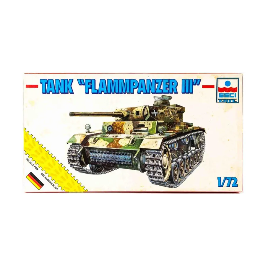 

Немецкий танк Flammpanzer III, Armor (1:72) (ESCI)