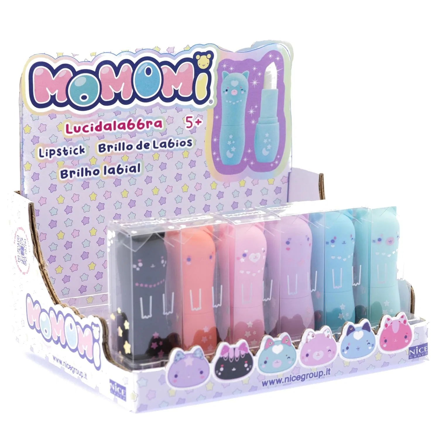 Прозрачный блеск для губ с ароматом «MOMOMI Kuchibeni Lipstick» от Nice Group Momomi