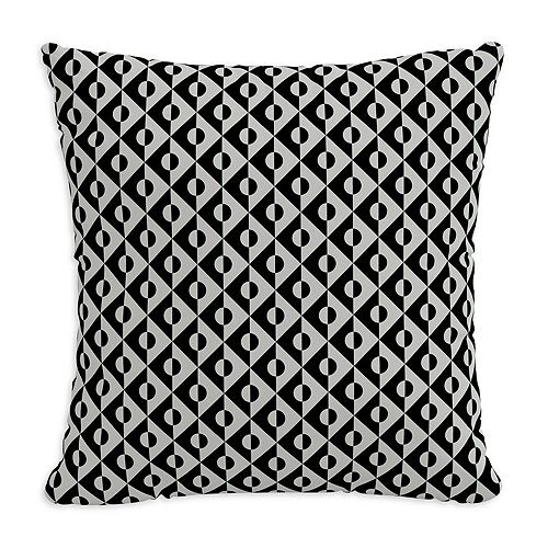 

Подушка для улицы Mod Diamond, 18 x 18 дюймов Sparrow & Wren, цвет Black